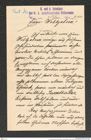 k.k. naturhistorisches Hofmuseum, Intendanzakten 1885-1896 (Hauer), Aktenzahl Z.433.a/1891, Seite 1